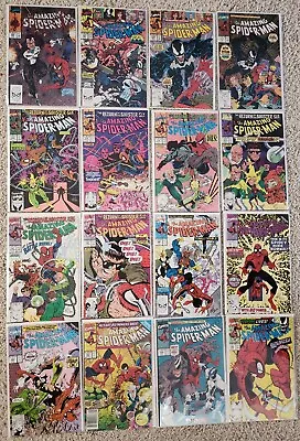 Buy Amazing Spider-Man #330 To 345 1990 Venom Carnage 1st Marvel 16 Comic Book Lot • 51.24£