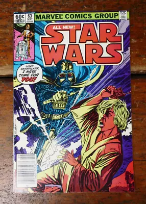 Buy Star Wars #63 (1982 Marvel Comics) Newsstand! Tom Palmer, Darth, G’hinji - VF/NM • 15.77£