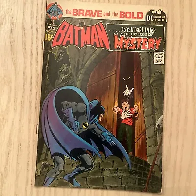 Buy Brave And The Bold #93 January 1970 Batman- House Of Mystery Neal Adams • 59.58£