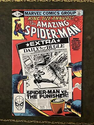 Buy AMAZING SPIDER-MAN ANNUAL #15. 1981. FRANK MILLER ART. SPIDEY Vs PUNISHER • 15£