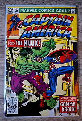 Buy Captain America #257 (1980) Bronze Age-Marvel Comics Listing #234 To #379 VF+ • 9.95£