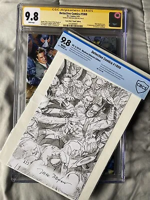 Buy Lotx2 Detective Comics #1000 CGC 9.8! 1:500 And CBCS Mayhew Ultimate Edt #/180 • 1,126.62£