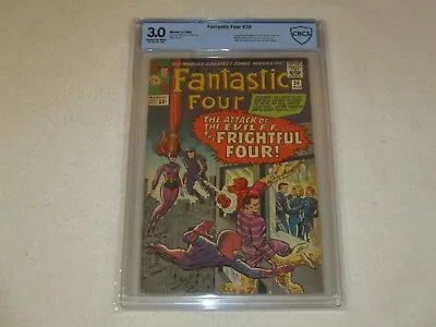 Buy Fantastic Four 36 Cbcs 3.0 Cream/off-white Pages 1st Medusa • 63.56£