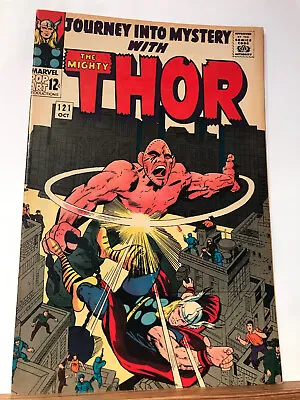 Buy Marvel JOURNEY INTO MYSTERY THOR Silver Age Vol1 #121 1965 Vs Absorbing Man! FN- • 31.99£