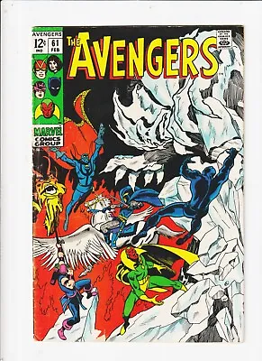 Buy Avengers #61 Capt America MARVEL COMIC 🔥 Black Knight Doctor Strange Hawkeye • 23.66£