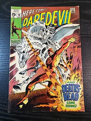 Buy DAREDEVIL # 56 (Marvel, 1969) 1st App Of DEATH'S-HEAD, (VG,  4.0) • 11.98£