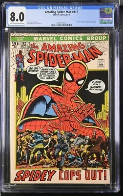 Buy Amazing Spider-man #112 Cgc 8.0 Doctor Octopus John Romita • 119.92£