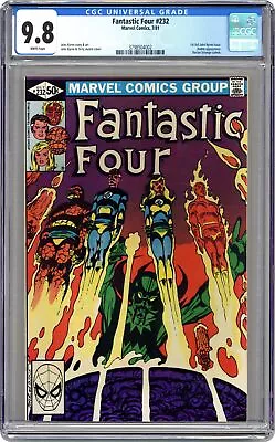 Buy Fantastic Four #232 CGC 9.8 1981 3798504002 • 114.64£