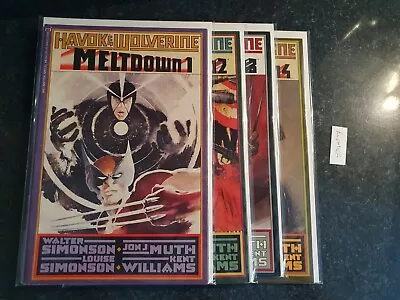 Buy Havok Wolverine Meltdown 1-4 Vfn Rare Full Set Prestige Format • 0.99£