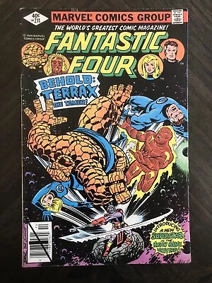 Buy Fantastic Four #211 Marvel Comics 1979 1st App Terrax The Tamer Bronze Age • 12.80£