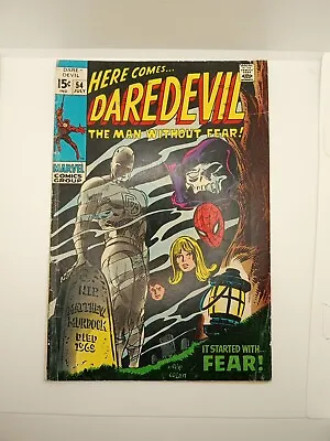 Buy Daredevil 54 1st Appearance Mister Fear 1969 • 14.41£