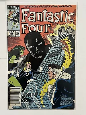 Buy Fantastic Four Issue 278 1985 NEWSSTAND Dr. Doom Appearance Copper Age MCU | Com • 6.36£