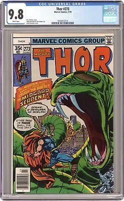 Buy Thor #273 CGC 9.8 1978 4344832014 • 150.08£