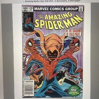 Buy Amazing Spider-man #238, VG 4.0, 1st Appearance Hobgoblin; No Tattooz Insert • 113.40£