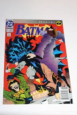 Buy Batman 492 Newsstand Variant NM UNREAD Knightfall Kelley Jones Bane HTF Key Book • 7.99£