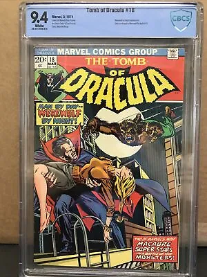 Buy 🗝💎TOMB OF DRACULA #18 NM 9.4 WP 1st Meeting Werewolf By Night CBCS • 215.07£