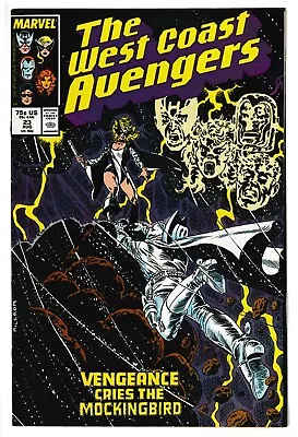Buy The West Coast Avengers #23 - Marvel 1987 - Steve Englehart [Ft Moon Knight] • 6.39£