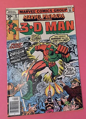 Buy Marvel Premiere #35 - 1st Appearance Of 3-D Man - Super Book! - Kirby Art! • 12.75£