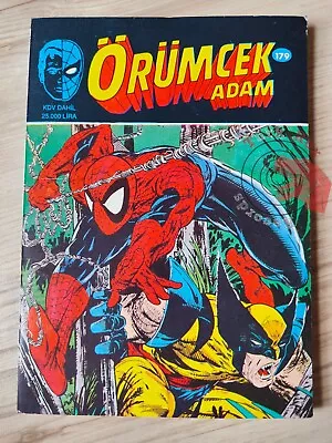Buy SPIDERMAN #179 1995 TURKISH COMIC Amazing SM #386 #387 #388 Marvel Team Up #92 • 51.39£