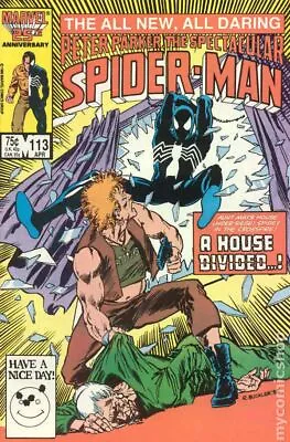 Buy Spectacular Spider-Man Peter Parker #113 VF 1986 Stock Image • 7.41£