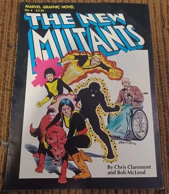 Buy Marvel Graphic Novel #4 The New Mutants 1st Printing  *Read Description* • 48.15£