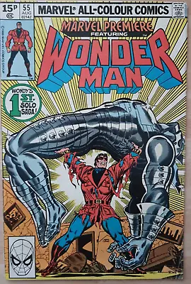 Buy Marvel Premier Featuring Wonder Man #55 Wonder Man First Solo Story Marvel • 10£