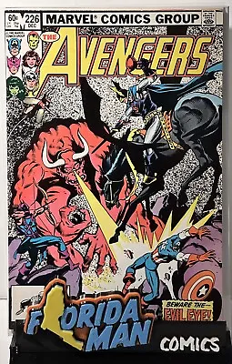 Buy Avengers #226 VF- “An Eye For An Eye” Grant/LaRocque, Dr Druid/Black Knight 1982 • 3.16£