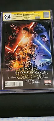Buy Star Wars: The Force Awakens Adaptation #1 CGC SS 9.4 8xSigned (See Description) • 789.35£