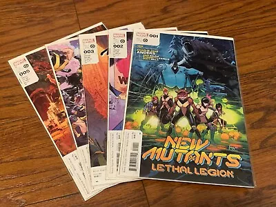 Buy New Mutants Lethal Legion # 1 2 3 4 5 Complete Series Set Run Lot - Marvel 2023 • 7.99£