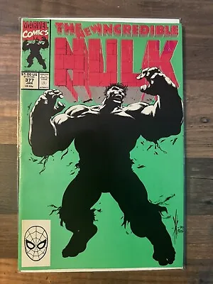 Buy Incredible Hulk 377 VF 1st Appearance Professor Hulk Keown 1990 Great Condition • 9.88£