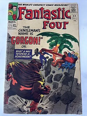 Buy Fantastic Four #44 Marvel Comics 1st Appearance Of Gorgon The Inhuman 1965 • 39.95£