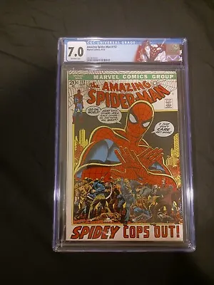 Buy The Amazing Spider-Man #112 CGC 7.0 SPIDER-MAN LABEL  (Marvel, September 1972) • 108.08£
