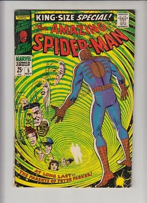 Buy AMAZING SPIDER-MAN ANNUAL #5 VG 1st APP OF PETER'S PARENTS NEW RED SKULL STORY • 25.74£