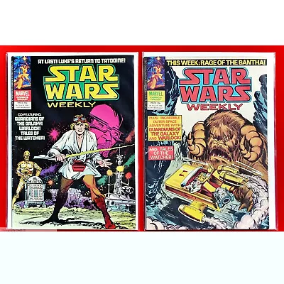 Buy Star Wars Weekly # 73 74   2 Comics A Good Gift 18 7 79 UK 1979 (Lot 2218 . • 22.49£