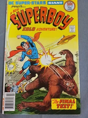 Buy DC Super-Stars #12 (Feb 1977, DC) 80 Pg Giant! Featuring Super-Boy • 9.65£