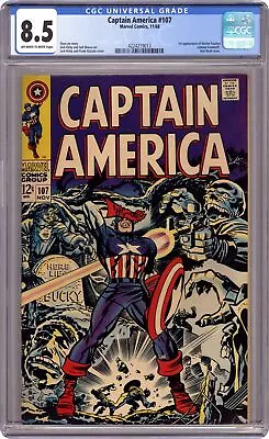 Buy Captain America #107 CGC 8.5 1968 4224219013 • 140.55£