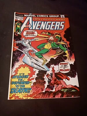 Buy The Avengers 116 Silver Surfer Cover 1973 Vf • 31.62£