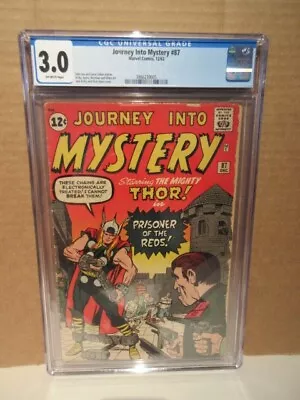 Buy Journey Into Mystery #87 Marvel Comics 12/62 CGC 3.0 • 253.30£
