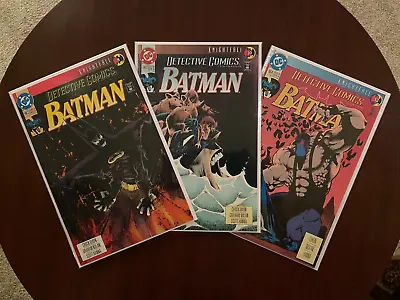 Buy Detective Comics #662 #663 #664 (DC 1993) Batman Bane Sam Kieth 9.4 NM • 24.09£