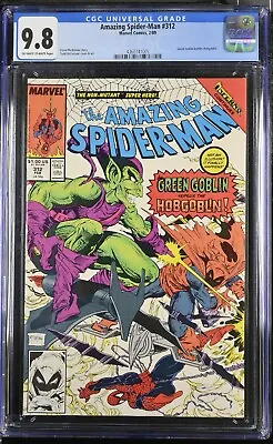 Buy Amazing Spider-Man #312 CGC 9.8 NM+/MT OWTWP 1989 Marvel Comics • 119.89£
