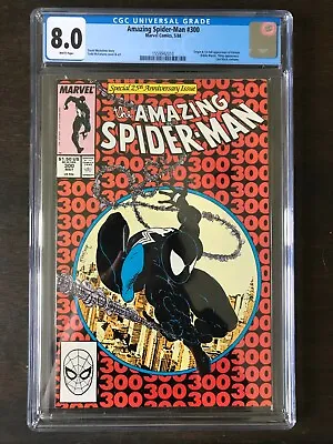 Buy Amazing Spider-Man #300 CGC 8.0 1st App Venom White Pages • 525£