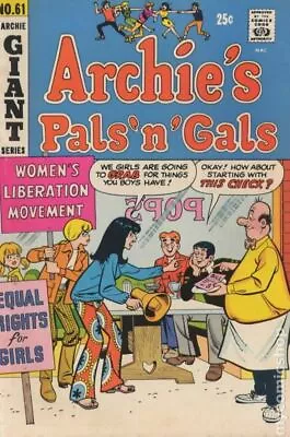Buy Archie's Pals 'n' Gals #61 VG 1970 Stock Image Low Grade • 3.40£