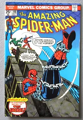 Buy The Amazing Spider-man #148  Tarantula Appearance 1975 Vf/nm 9.0 Jackal • 63.19£