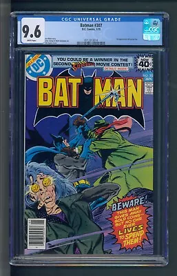 Buy Batman #307 CGC 9.6 White Pages 1st Lucius Fox 1979 Aparo Cover • 180.96£