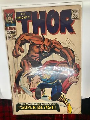 Buy The Mighty Thor #135 Marvel 1966 2nd Appearance & Origin The High Evolutionary • 27.80£