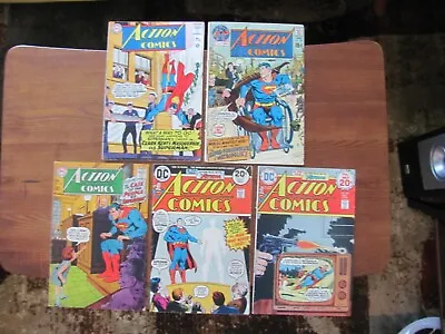 Buy Lot Of 5 Action Comics 331, 359, 396, 427, 442 • 19.75£