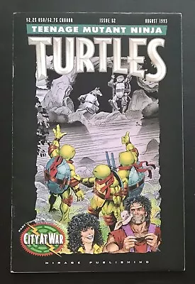 Buy Teenage Mutant Ninja Turtles 62 First Printing 1993 Mirage Comic Book Last Issue • 100.36£