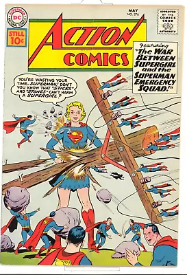 Buy Action Comics #276  Very Good (4.0) 1961 DC Superman & Supergirl Cover KEY Issue • 296.36£