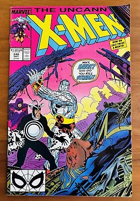 Buy Uncanny X-Men #248 Marvel 1989 1st Jim Lee Art In X-Men VF+ • 12.06£