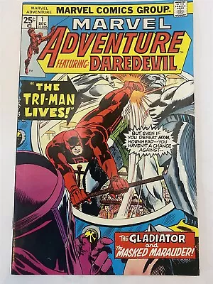 Buy MARVEL ADVENTURE Featuring DAREDEVIL #1 Bronze Age Cents 1975 VF • 5.95£